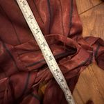 J.O.A. NWT Gigi burgundy striped wrap cropped top size M Photo 8