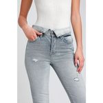 Pistola  Nico Light Blue Distressed High Rise Mom Jeans Photo 1