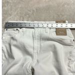 Madewell Curvy Kick Out Crop Jeans Women's T28 White Mid Rise Cotton 5 Pocket Photo 7