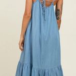 Gap Denim 100% Cotton Cami Flowy Tank Midi Dress - Size XS Photo 1