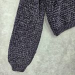 Sanctuary Purple Chunky Crop Coquette Pullover Soft Y2K Cozy Chenille Sweater XS Photo 11