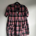 Current Mood  Vibrant Plaid OVERSIZED Dress Photo 1
