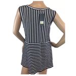 Jones New York  Women’s stripes shark bite hem Tank top size Medium Photo 2