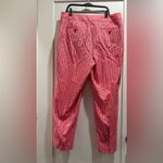 Talbots Heritage Floral Pink & Red Geometric Print Pants Size 12 Photo 4
