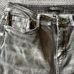 Judy Blue  Grey Heavy Sand Skinny Jeans Size 28 Frayed Raw Hem Stretch Distressed Photo 8