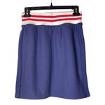 Champion  Red White And Blue Fleece Lined Reverse Weave Stripe Mini Skirt Size‎ S Photo 5