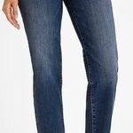 EXPRESS 90’s slim high rise FlexX stretch raw hem jeans, large short: 12/14/16 Photo 0