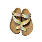 Birkenstock Birki’s‎ by  Fuji To Loop Sandals Floral Womens Size 6 Shoes Photo 1