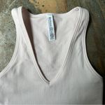 Athleta Aurora Seamless Crop Rib Tank Rosy Tint Light Pink Women's XS Photo 4