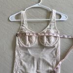 Victoria's Secret  Dream Angels Cream Lace Teddy Bodysuit Size 32B Photo 5