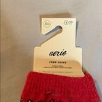 Aerie  Vibrant Blue and Green Casual Socks Photo 2