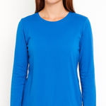Eileen Fisher Long Sleeve Shirt in Royal Blue Photo 0