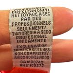 Theia Women's Poppy Red Milly Crepe Strapless Column Gown Dress Size 10 Photo 7