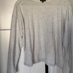 Eileen Fisher  Gray lightweight Sweatshirt Pullover Long Sleeve Photo 0