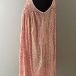 P. Jamas Pink Pima Cotton Smocked Night Gown XS Cottagecore Animal Print Trad Photo 2