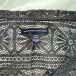 American Eagle Grey lace babydoll shirt Photo 1