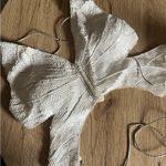 White Sequin Butterfly Top Photo 2