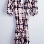 Time And Tru  Tie Dye Mini Button Down Dress Photo 1