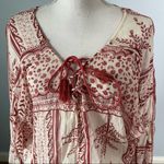 Free People  | Bohemian Peasant Blouse Sz S Photo 5