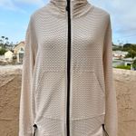 Koral Activewear Bare Knuckle Netz cream zip up athleisure jacket size M medium Photo 4