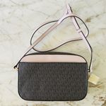 Michael Kors  Jet Set Item Powder Blush Leather East West Zip Chain Crossbody Bag Photo 6