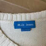 Mih Jeans Cream Lova Knit Sweater Size L Photo 6