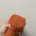 Nike  NWT Swoosh Icon Clash Medium Support 1-piece‎ Pad V-neck Sports Bra Orange Photo 4