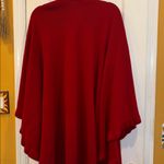 Source Unknown RED WRAP WITH RUFFLE HEM SOFT AND WARM OVERSIZED FITS ALL NO MATERIAL TAGS Photo 2