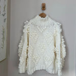 Chicwish ‎ Turtleneck Sweater Chunky cowl neck Knit White Style Size M (No Tag) Photo 2