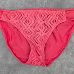 Becca  by Rebecca Virtue Pink‎ Floral Cheeky Medium Bikini Bottom Swimwear Photo 0