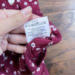 Faithfull the Brand Faithfull • Greta Mini Dress wrap button Betina Floral maroon Berry red Photo 10
