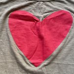 Sundry  Heart Graphic Tee Size XS 0 Olive Green Red 100% Pima Cotton Photo 2