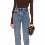 Jonathan Simkhai Leah Ribbed Cable Knit Wool Blend Sweater Chocolate Brown Size M Photo 5