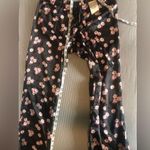 Old Navy -  Sleepwear bottoms(black with pink flower print) and top(white) Photo 4