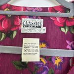 Leslie Fay Vintage 80s floral button down blouse Photo 3