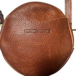 Portland Leather Nutmeg Small Circle Crossbody Bag Brown Photo 2