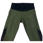 Adidas  Leggings Women's Army Green Sports Workout Cropped Pants Size XS Women’s Photo 1