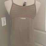 Gymshark Super Cute Tan Textured Workout Tank Top Photo 2