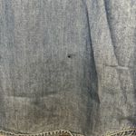 Vanilla Star Jeans Vanilla Star Womens Pearl Snap Western Shirt Large Blue Light Denim Jean Pockets Photo 6