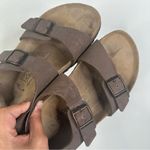 Birkenstock Birki’s  Brown Leather Strappy Buckle Sandals Size 42 US 11 Photo 6