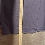 Babaton Aritzia  Skirt Womens 10 Pencil Gray Slit Midi Old Money Stretch Minimal Photo 6