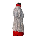 Urban Romantics  Smocked Floral Top Photo 3