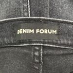 Denim Forum The Lola High Rise Skinny Crop Black Faded Wash Jeans Size 26 Photo 9