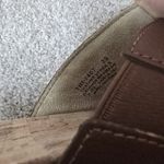 Alegria Triniti Brown Faux Wood Platform Wedge Slip-On Sandals 39 US 8.5/9 EUC Photo 6