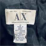 Armani Exchange AlX  vintage genuine leather blazer jacket Y2K Photo 6