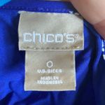 Chico's Chico’s Printed Kimono Sleeve Top 570262629‎ Sz 0/S Photo 2