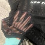 New York Black Sheer Mesh See Plus Size Women's Top Short Sleeves T Shirt Photo 2