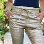 Bevy Flog Joggers Gold Size 27 Photo 1