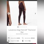 Lululemon  Diamond Dye Align Full Length size 6‎ Photo 4