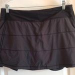 Lululemon Size 12 Tall Black Skort Photo 0